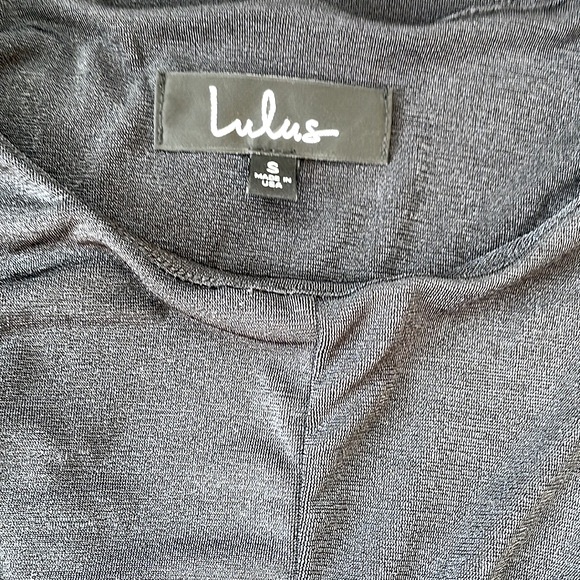 NWT Lulu’s More Than a Dream Charcoal Gray Sleeveless Bodycon Dress, Size Small - Picture 9 of 12